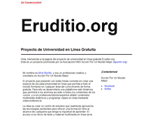 Tablet Screenshot of eruditio.org